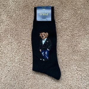 Polo Ralph Lauren Tuxedo Bear Dress Socks Men’s Sz 10-13